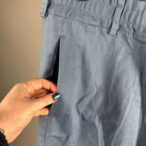 Jan Machenhauer Tom Pants Size 50 Large Light Blue 100% Cotton Relaxed Fit $329 - Picture 5 of 9